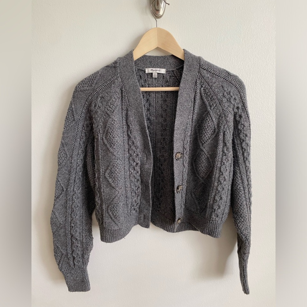 Madewell Cropped Cardigan
